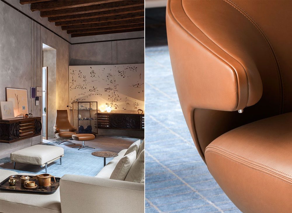 ポルトローナ・フラウ　 Intervista インターヴィスタ クラシック/モダンなデザインベッド - ポルトローナ・フラウ