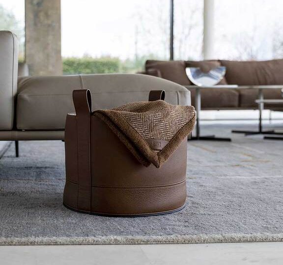 Leather Basket レザーバスケット | Products | [Poltrona Frau