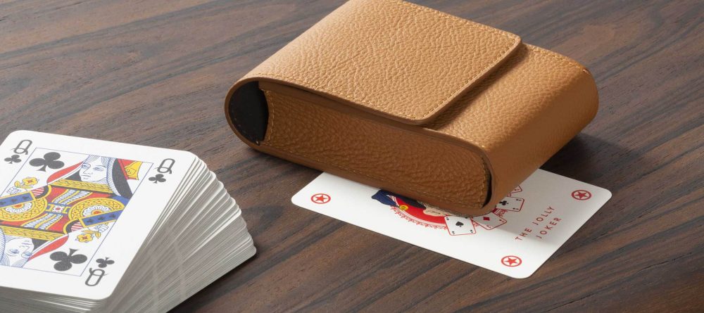 Card leather pochette トランプ用レザーポシェット | Products