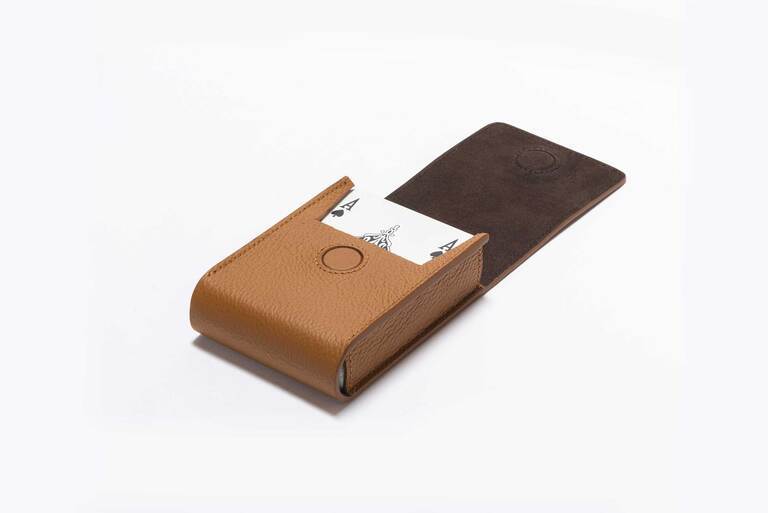 Card leather pochette トランプ用レザーポシェット | Products