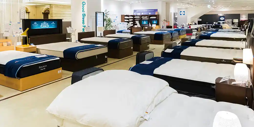 新宿ショールーム 7F ベッドフロア