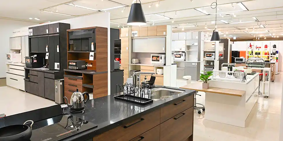 有明ショールーム 3F キッチン収納フロア