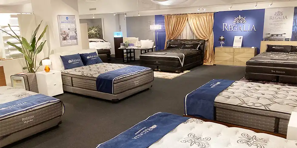 名古屋栄ショールーム ベッドフロア