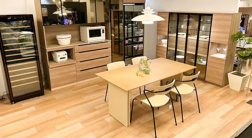大阪南港ショールーム ダイニングフロア