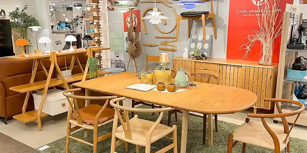 神戸ショールーム 北欧家具フロア