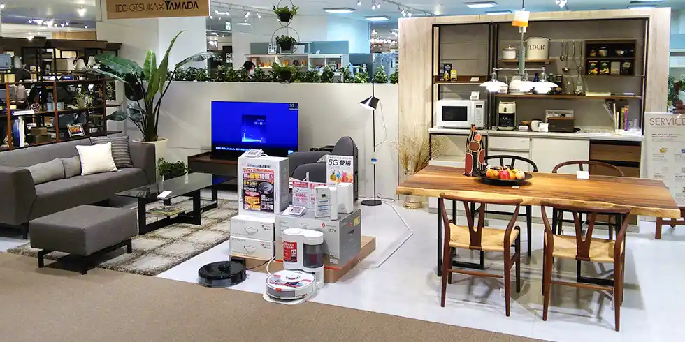 福岡ショールーム 家電フロア