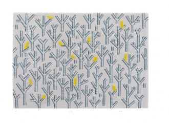 緞通「birds in the forest」200×140cm