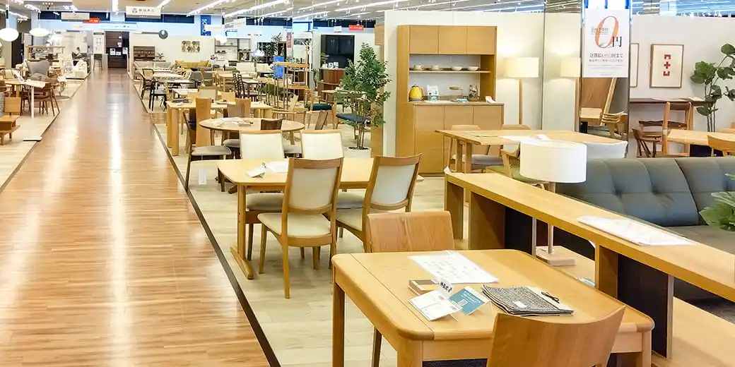 広島ショールーム ダイニングフロア