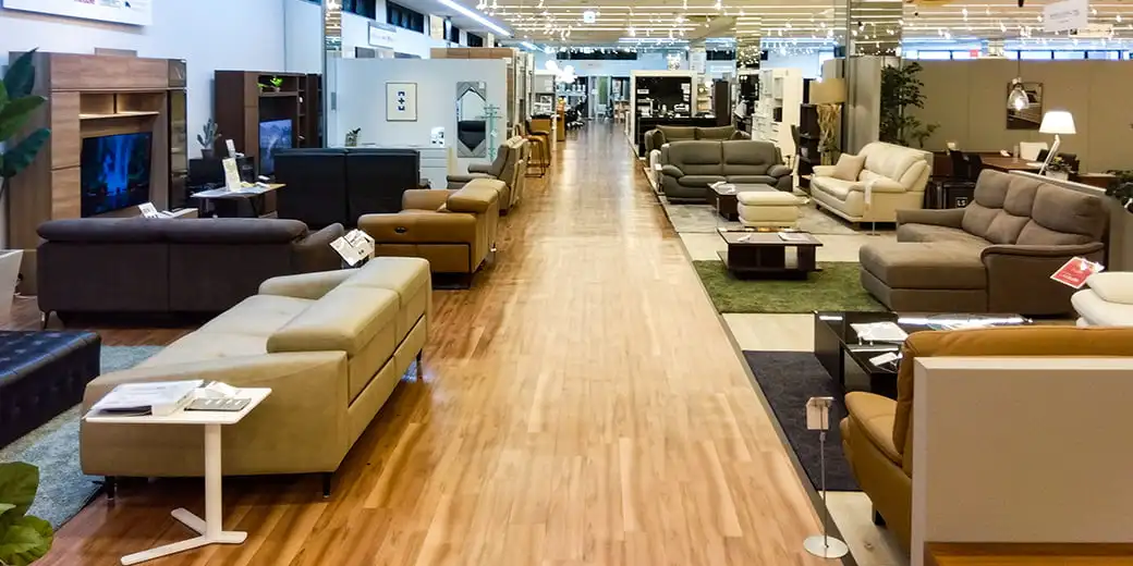 広島ショールーム ソファフロア