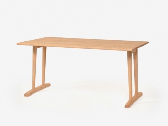 ダイニングテーブル「フィルプラス」長方形2本脚タイプ