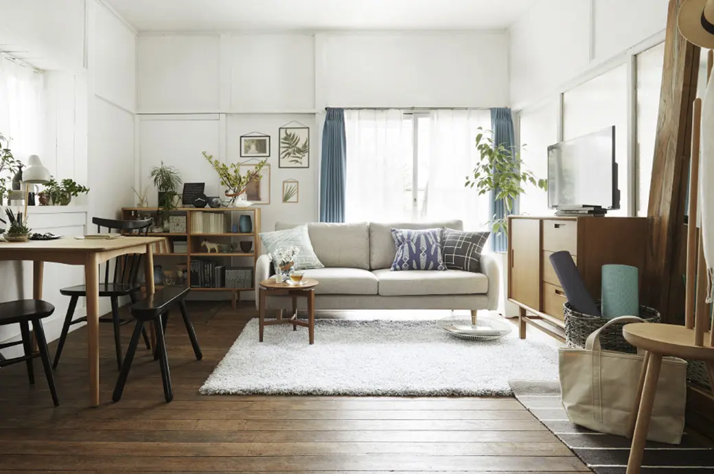 ナチュラルスタイルのコーディネート例