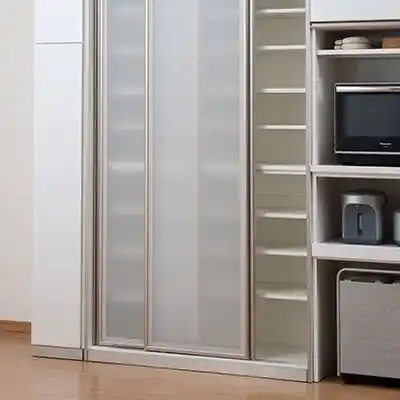 引き戸タイプの食器棚