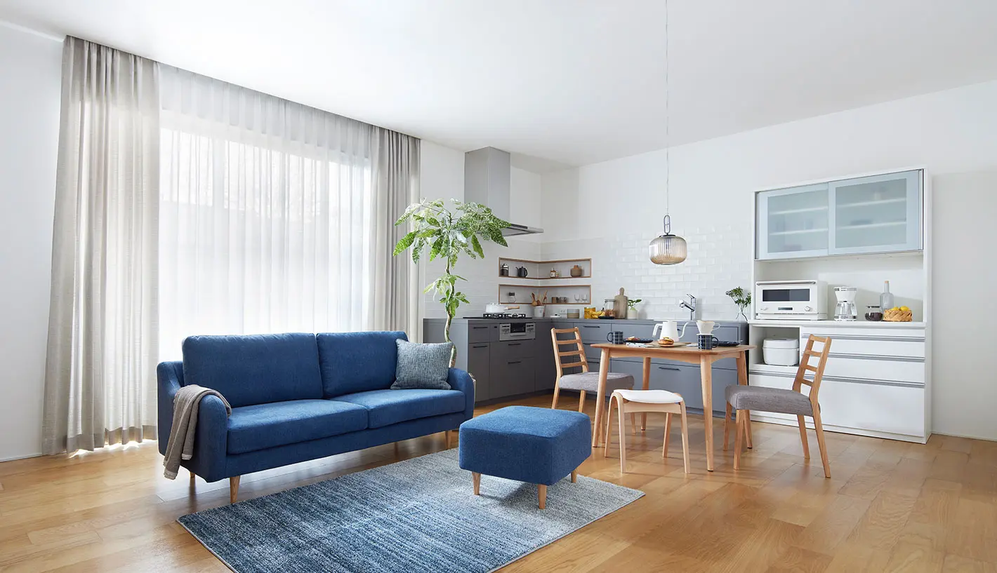 食器棚のコーディネート例