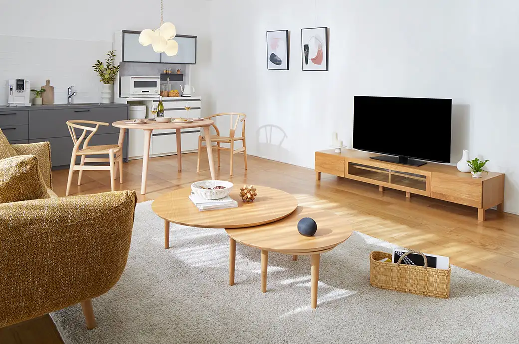 ナチュラルスタイルのコーディネート例