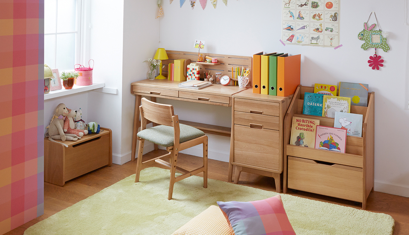学習デスク・子供部屋家具のコーディネート例