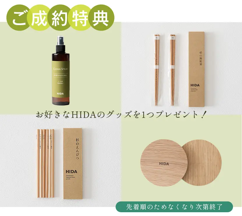 HIDAのグッズプレゼント
